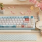 Dreaming Back to Dunhuang 104+34 / 54 Cherry Profile Keycap Set Cherry MX PBT Dye-subbed for Mechanical Gaming Keyboard